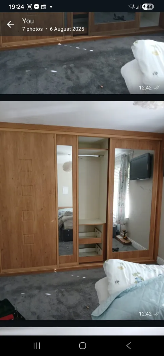 Sliderobe  8ft length approx - Image 1
