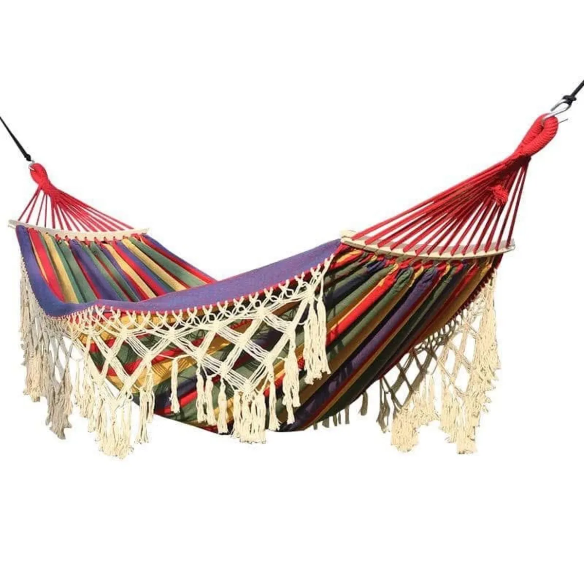 LARGE GARDEN HAMMOCK WITH WOODEN STAND - DELIVERY - Image 4