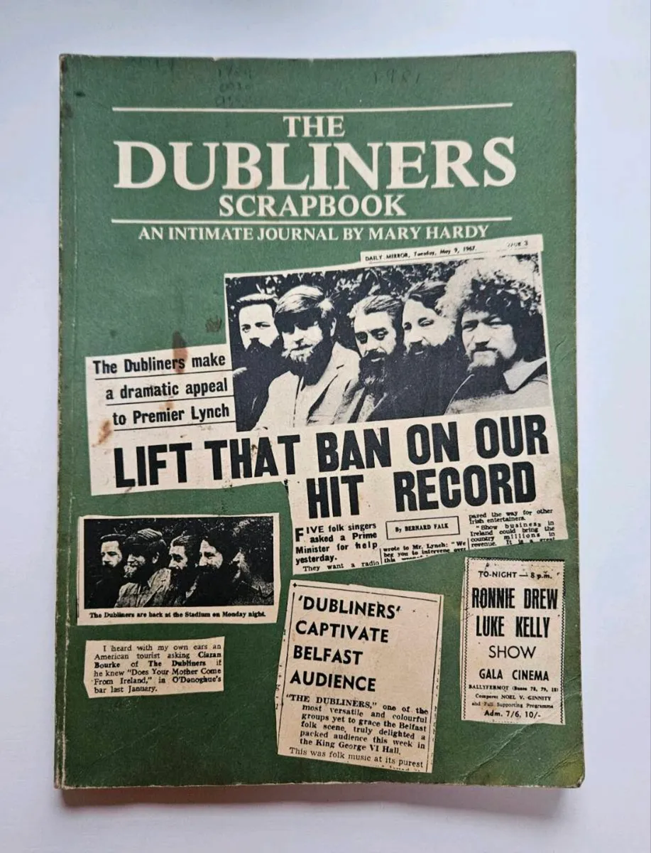 The Dubliners Scrapbook - Irish Trad Music Book - Image 1