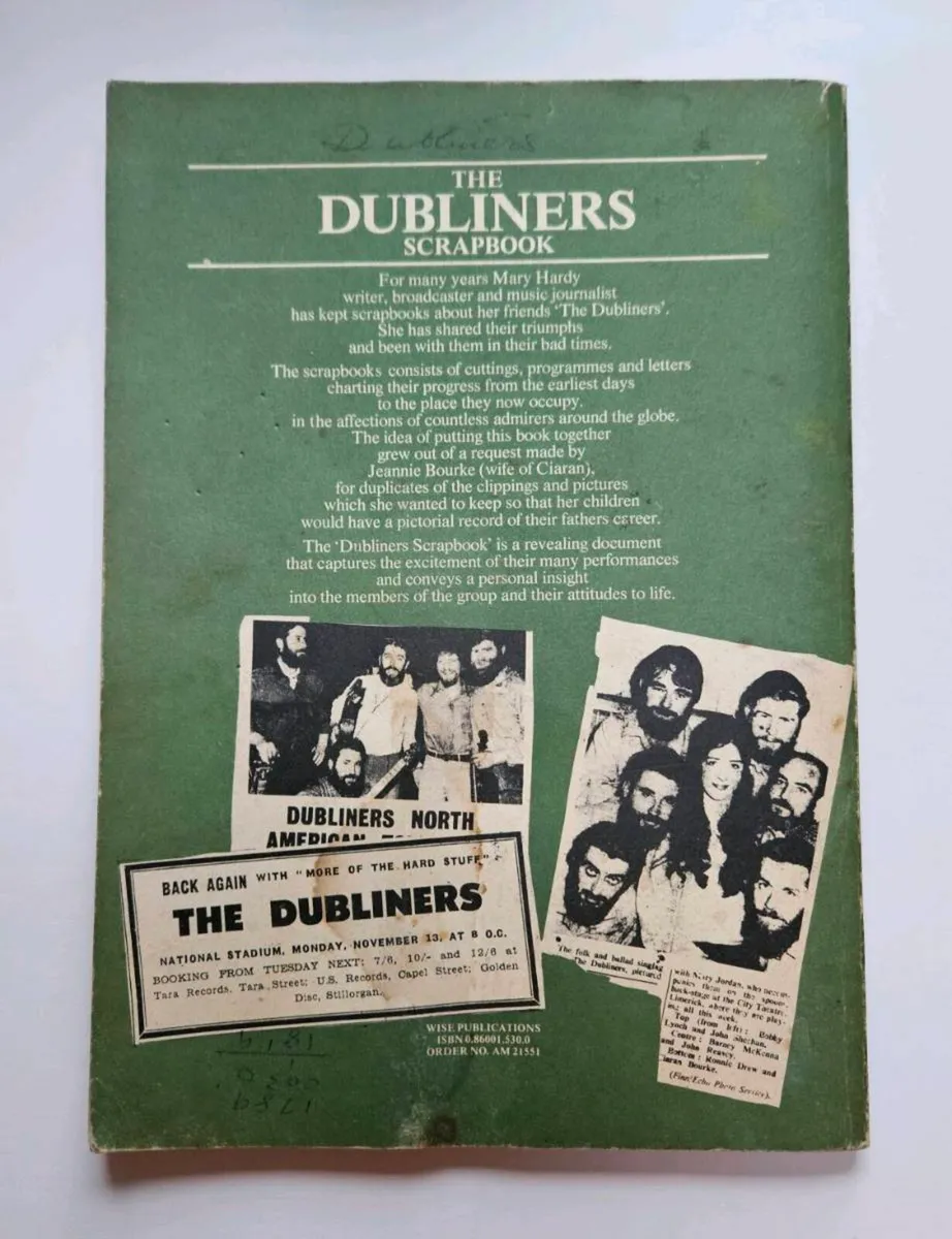 The Dubliners Scrapbook - Irish Trad Music Book - Image 2