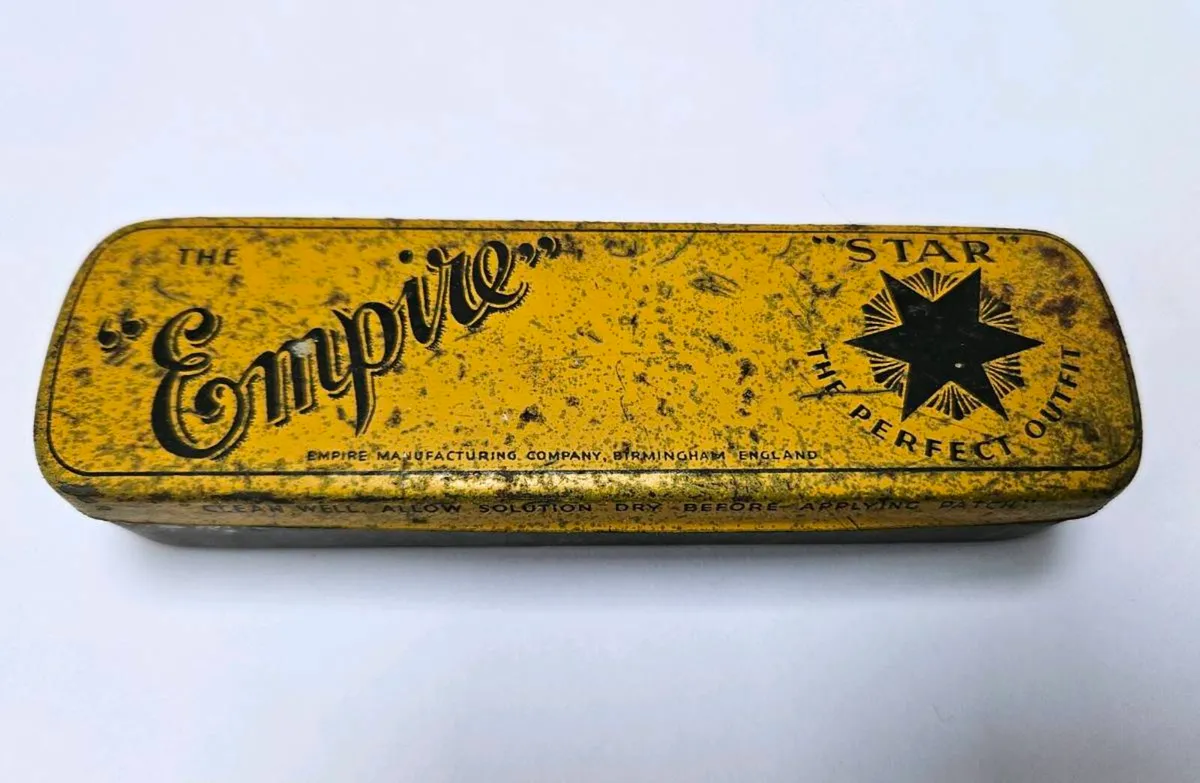 Vintage Empire Star Puncture Repair Tin - Image 1