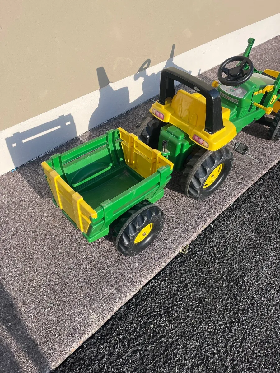 Kids tractor and trailer - Image 2