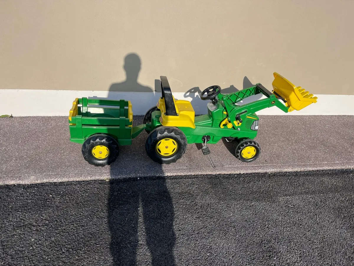 Kids tractor and trailer - Image 4