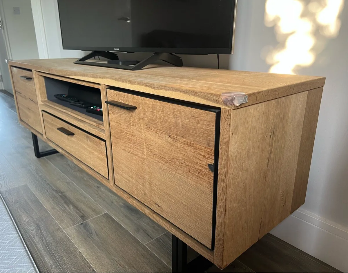Xooon natural untreated wood TV Unit - Image 2