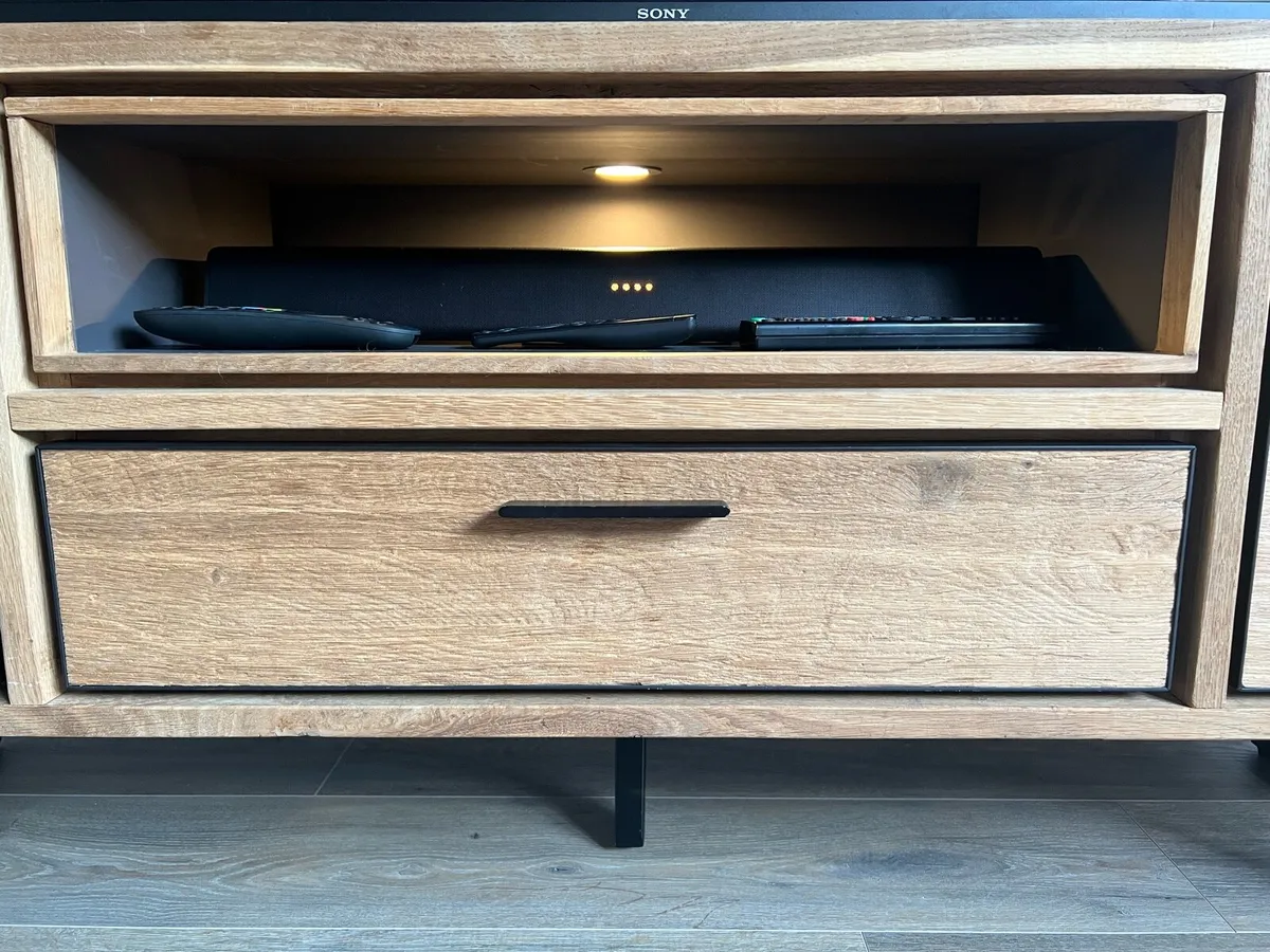 Xooon natural untreated wood TV Unit - Image 3