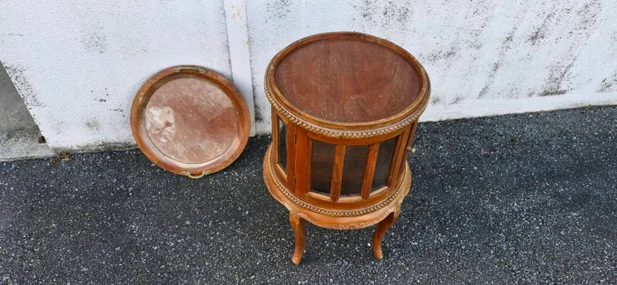 Antique drinks cabinet - Image 4