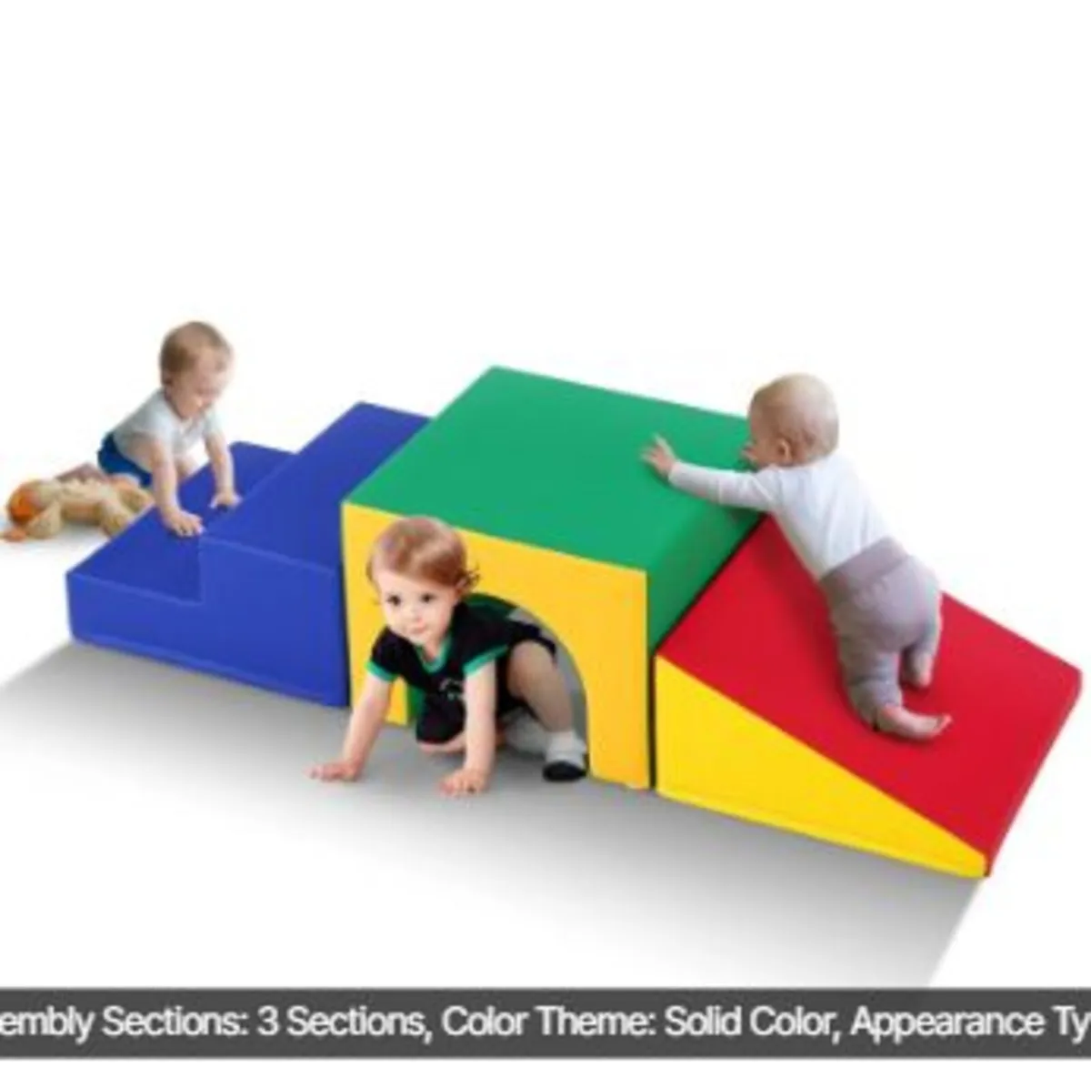 Single Tunnel Climber, Toddler Playset, Foam - Image 3