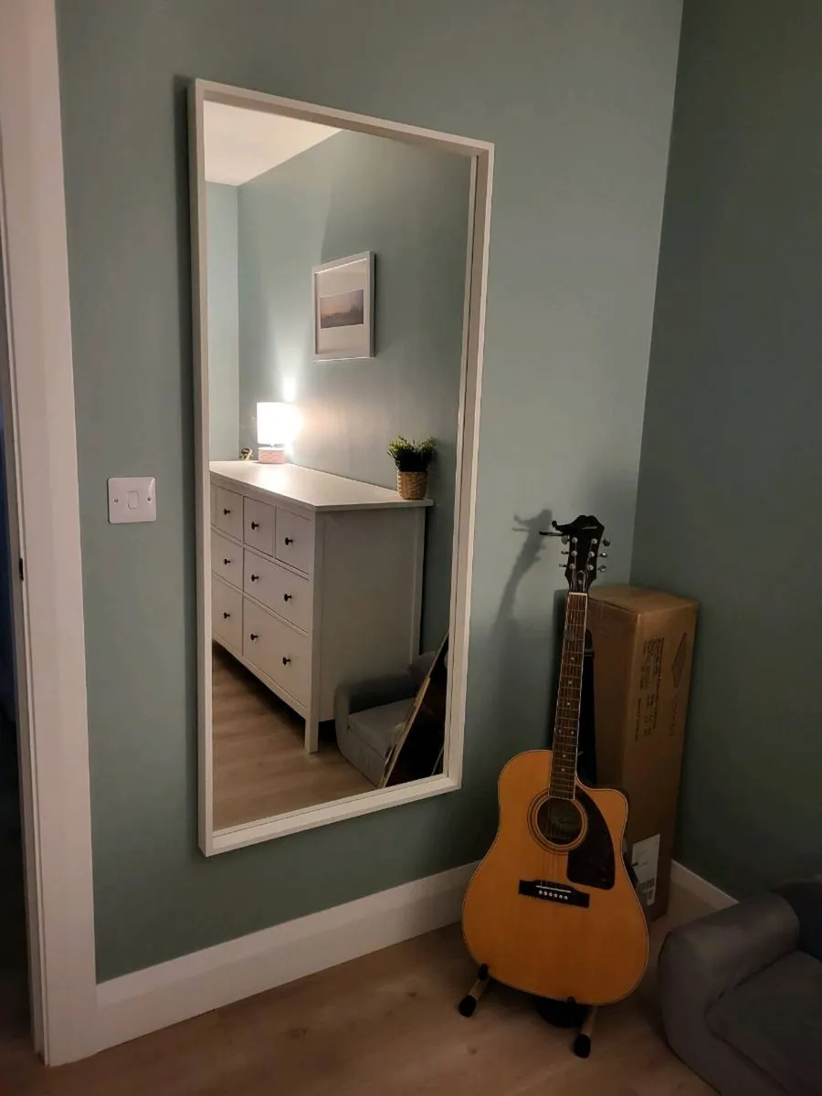 IKEA NISSEDAL Full Length Mirror – White – 65x150c