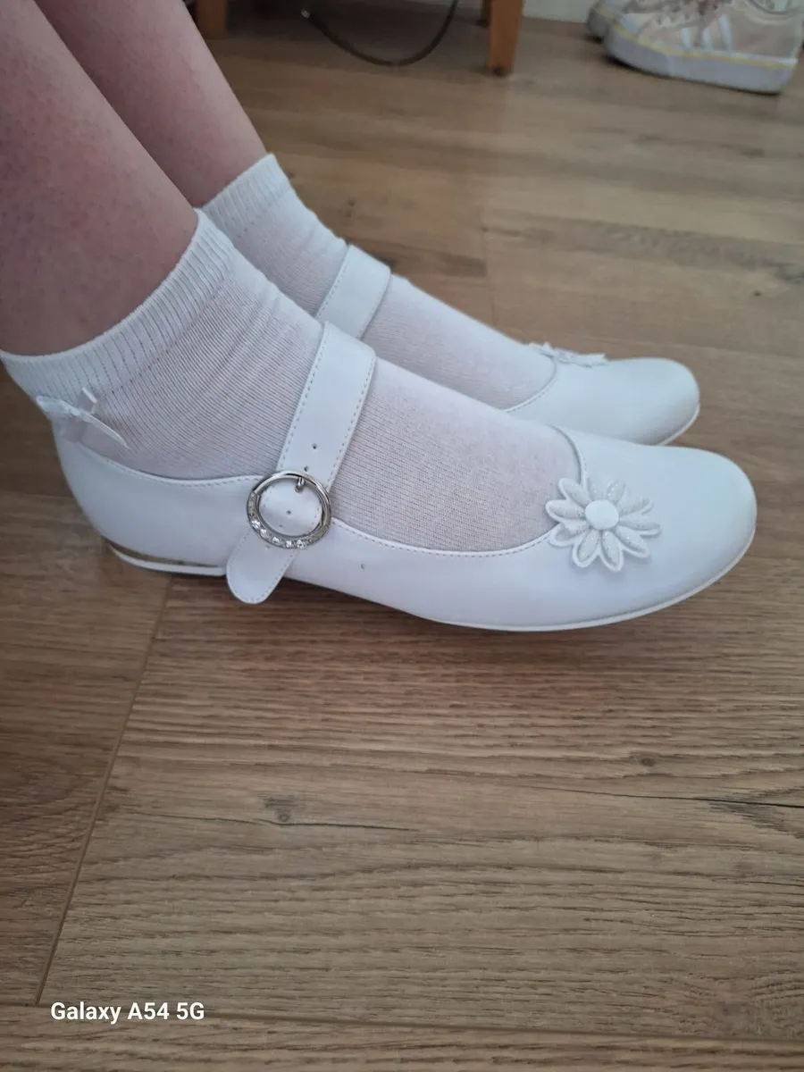 Communion Dress, handbag and shoes - Image 1