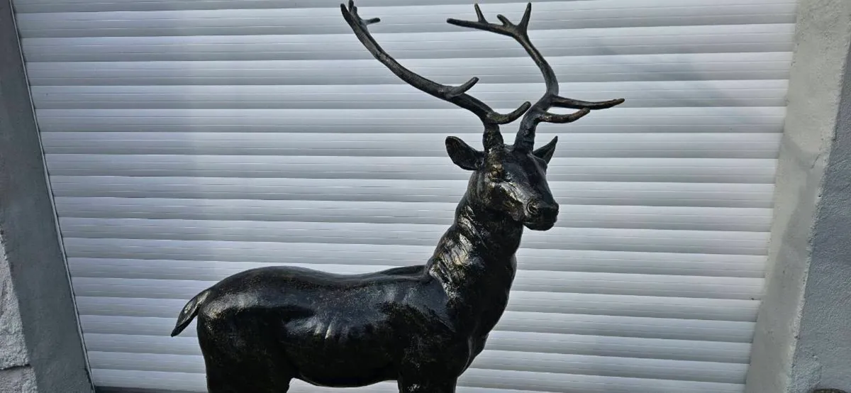 HEAVY CAST IRON DEER - Image 3