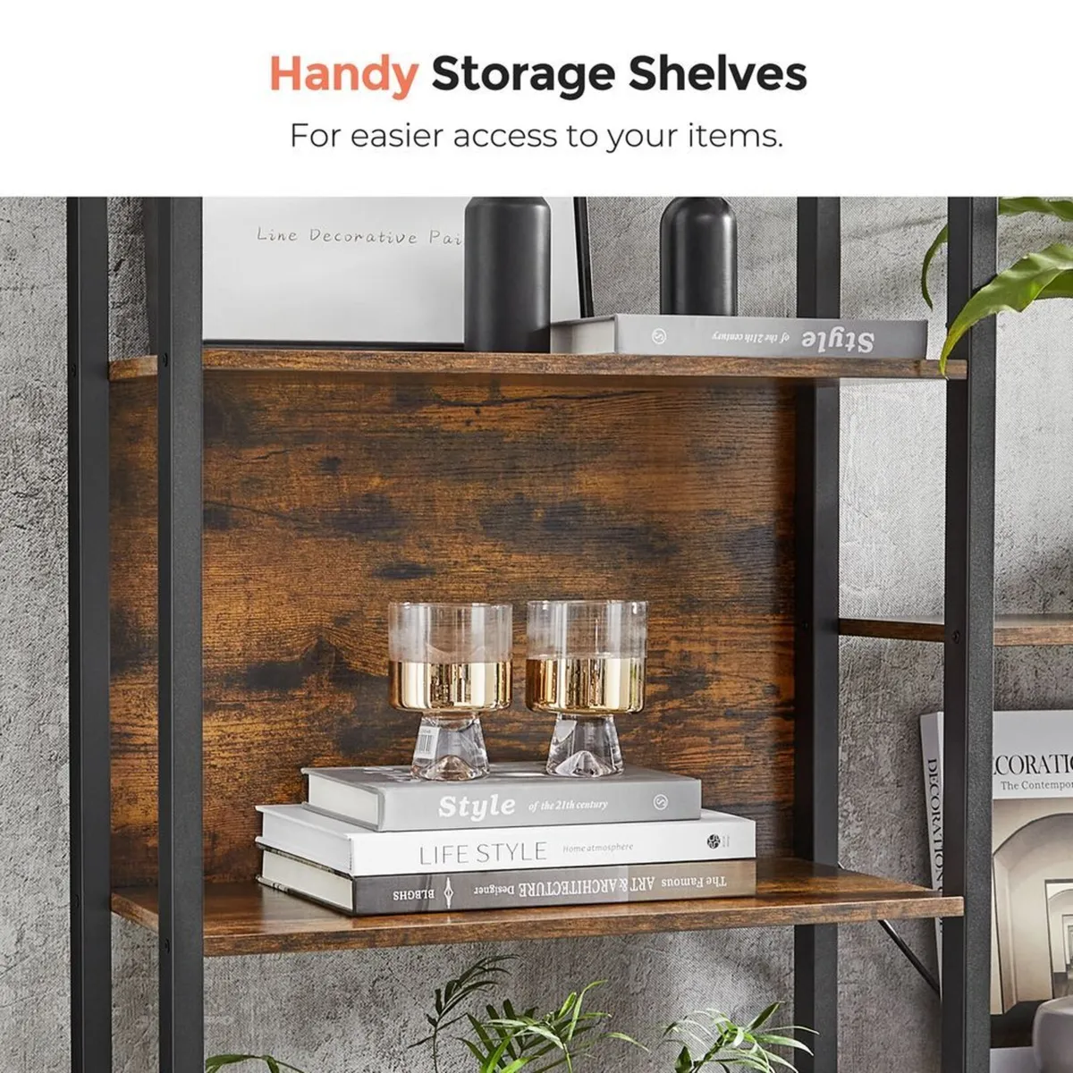 New Bookcase 14 Shelves (Brown or Greige) FREE P&P - Image 4
