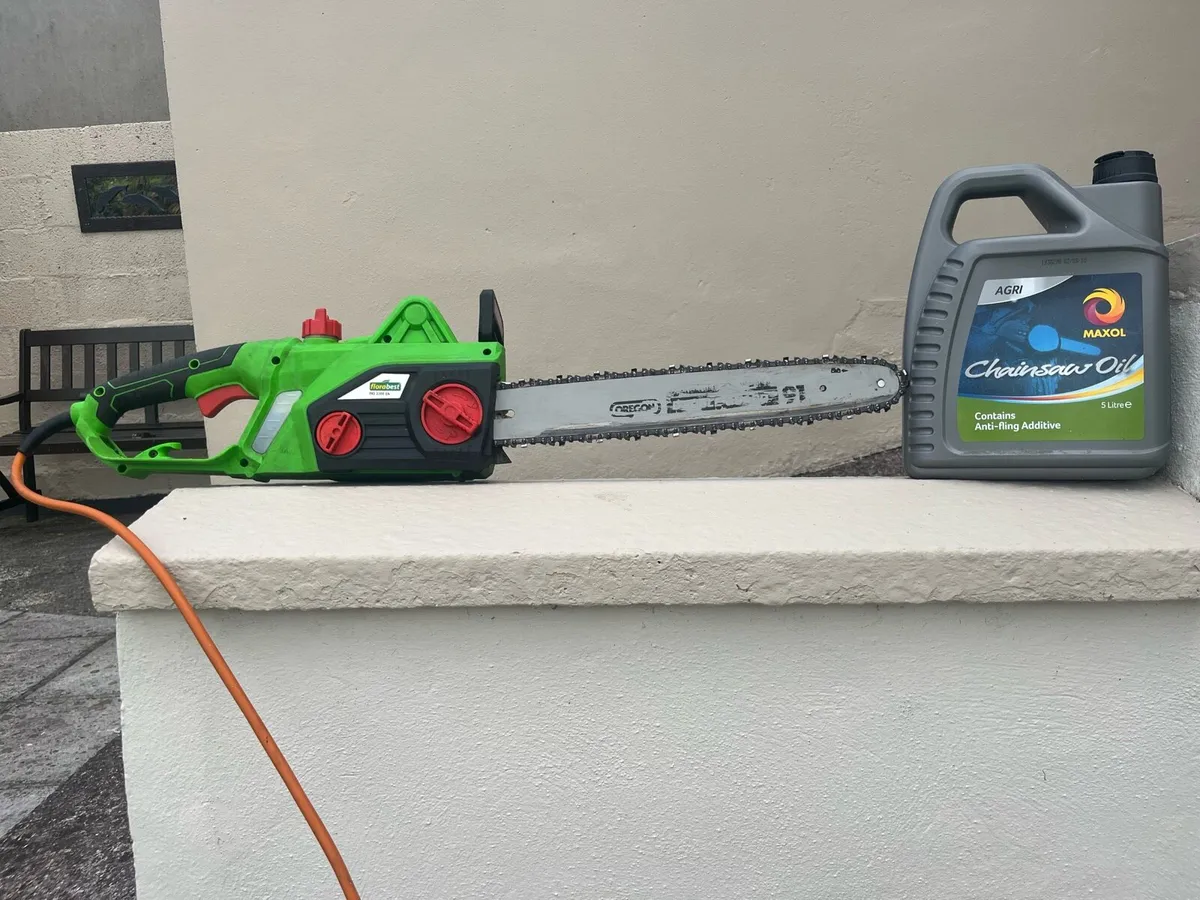 Chainsaw and chainsaw oil. - Image 3