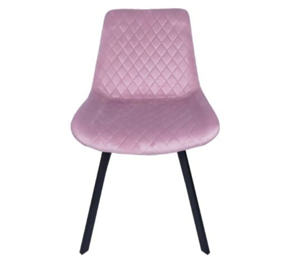 Savina Pink Velvet Upholstered Chair - Image 4