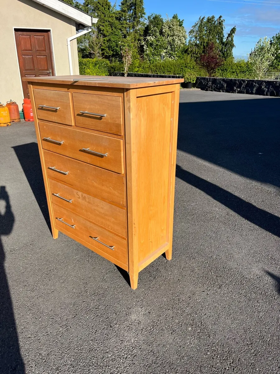 Solid wood chest of drawers - Image 4