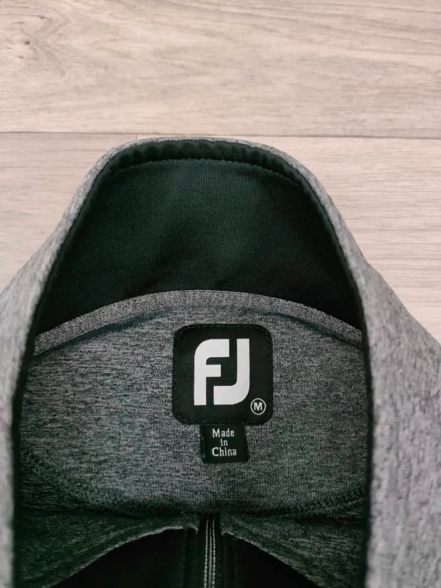 FootJoy FJ Half Zip Golf Jumper Mens Medium - Image 4