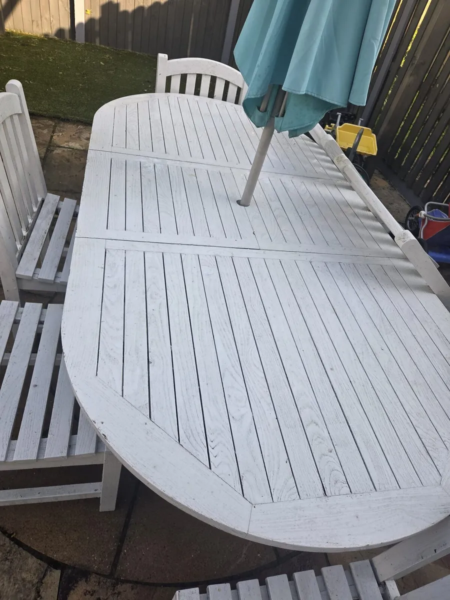 Garden Table and Chairs Dining Set - Image 3