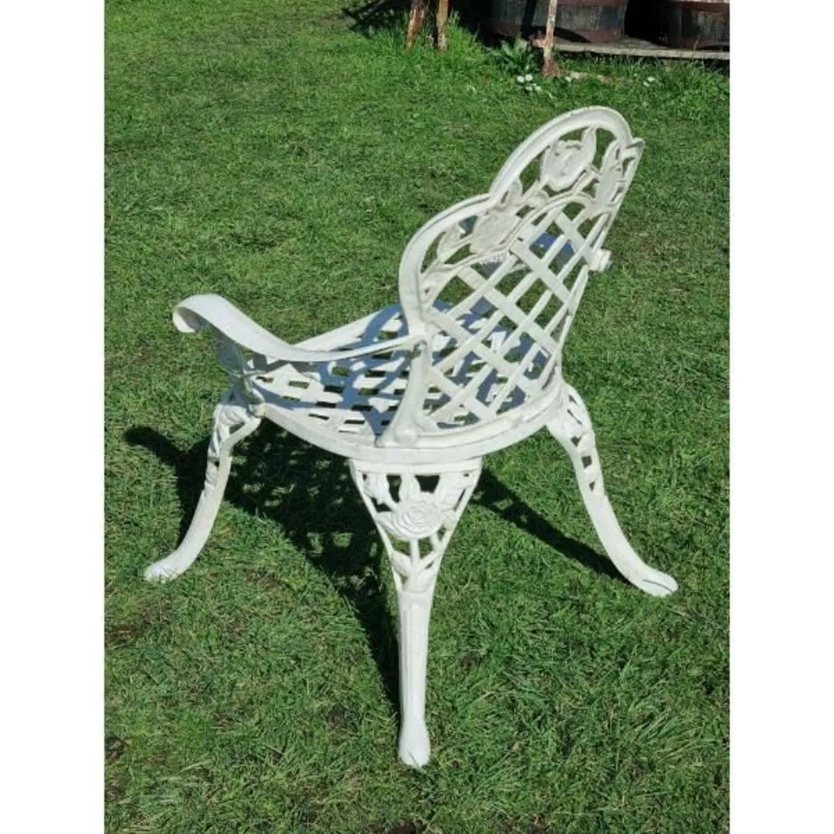 Cast Iron Chair – With Arms – Style H – H65  Multi - Image 3