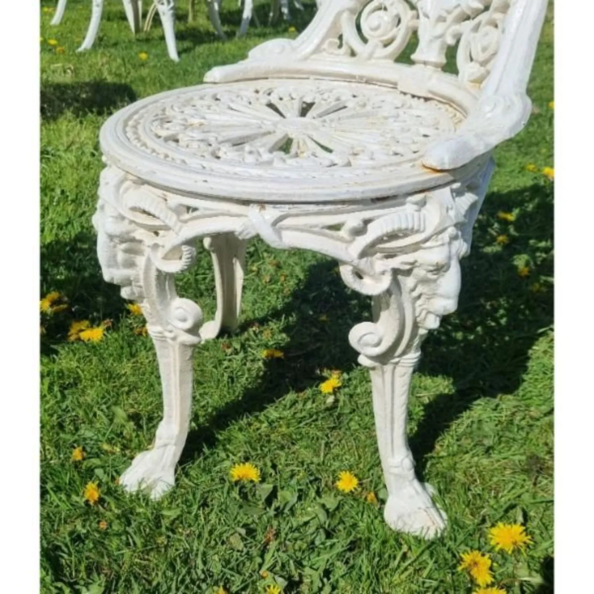 Cast Iron Chair Style H H69  Multiples available - Image 2
