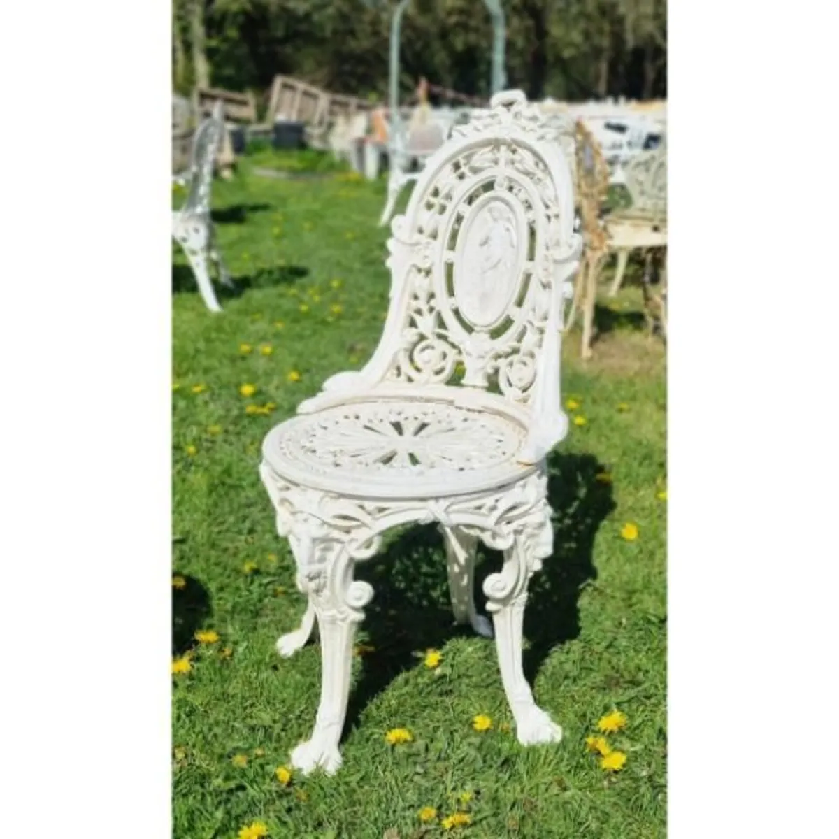 Cast Iron Chair Style H H69  Multiples available - Image 1