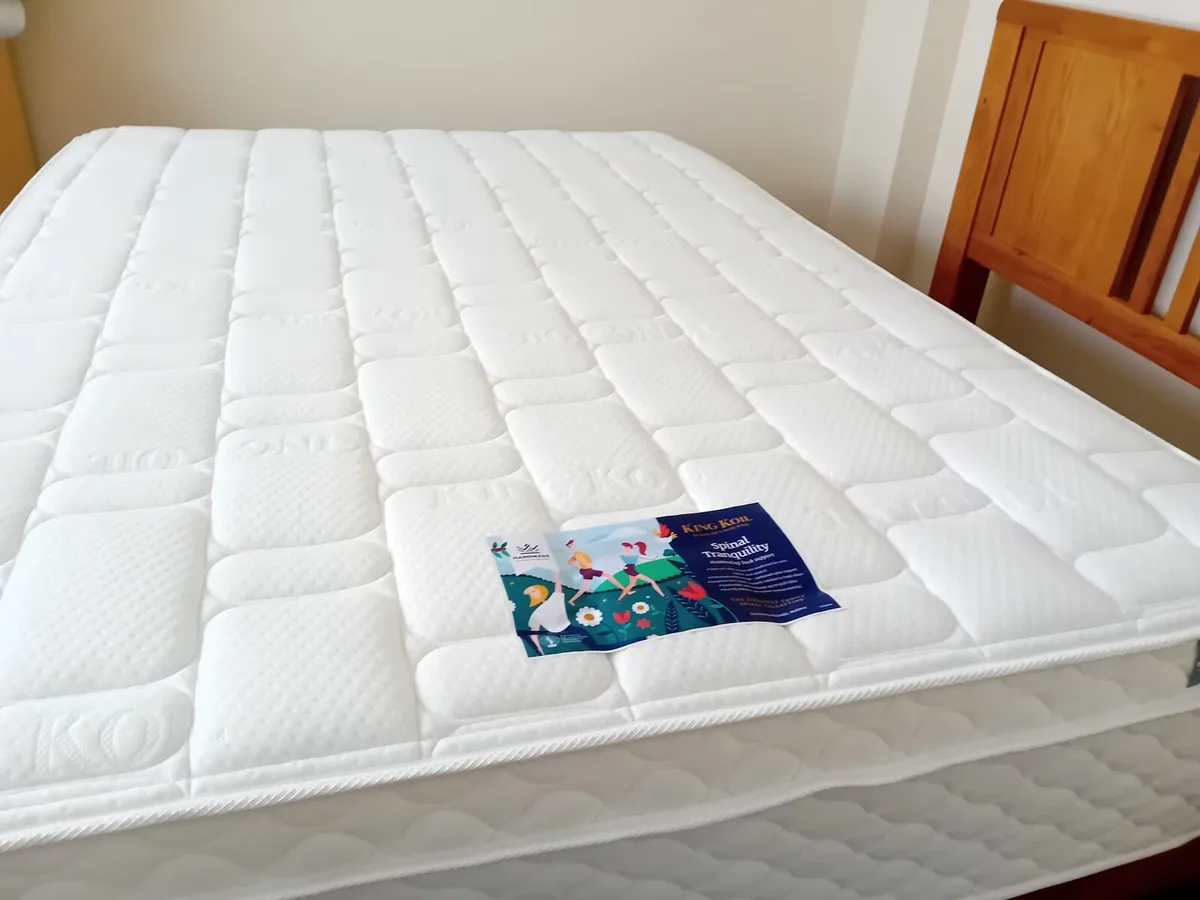 4ft 6 king coil mattress - Image 1