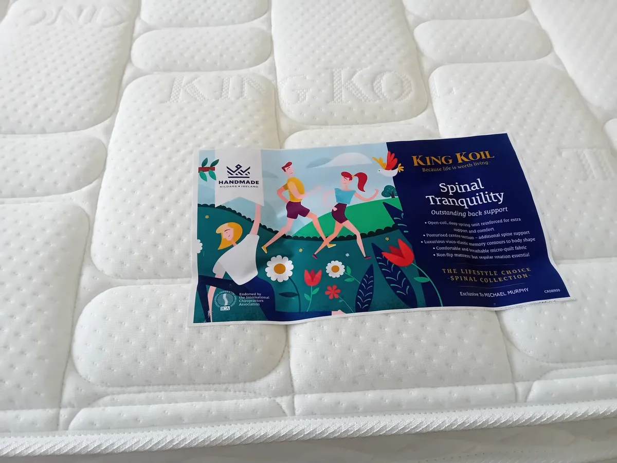 4ft 6 king coil mattress - Image 2