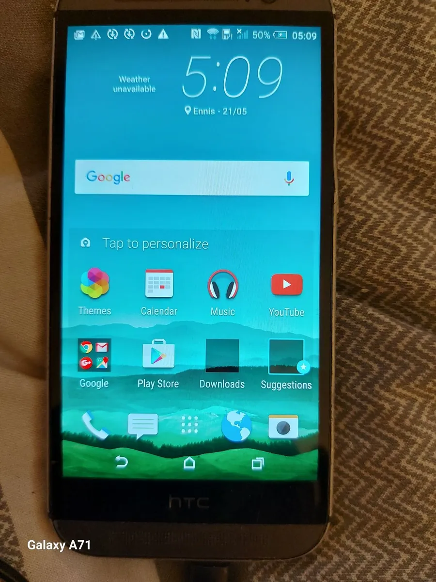 HTC ONE M8s, 16GB, 1.8GB Ram, working perfect, exc - Image 1