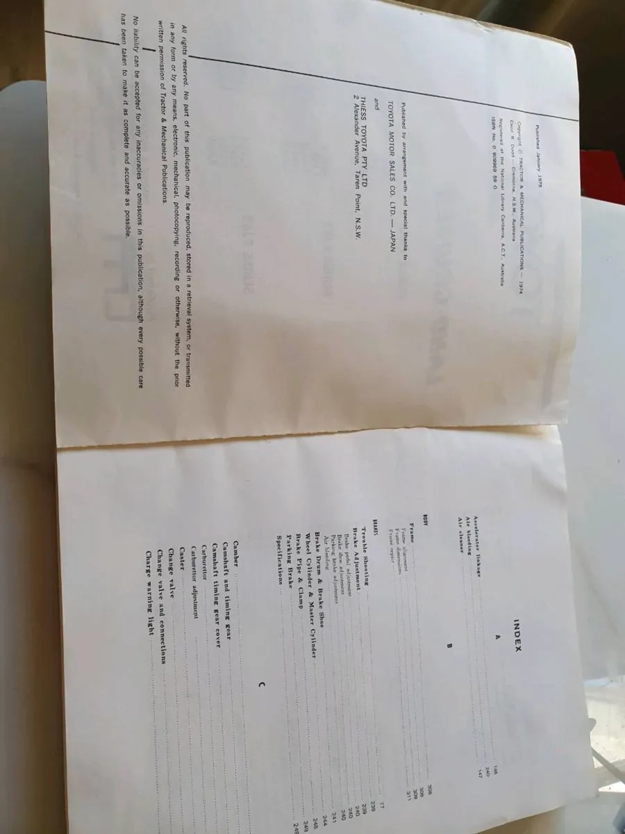 Toyota land cruiser service manual - Image 2