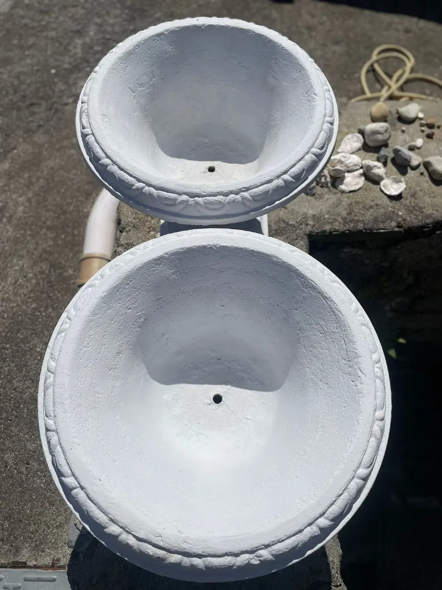 Pair of Neoclassical Garden Urns - Image 2
