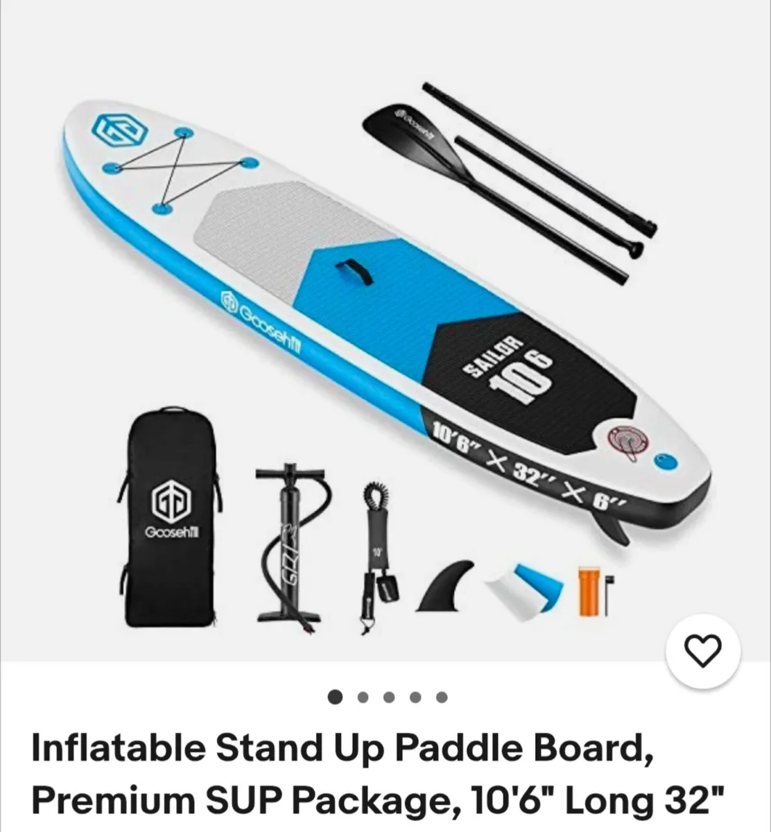 Goosehill Inflatable Stand Up Paddle Board