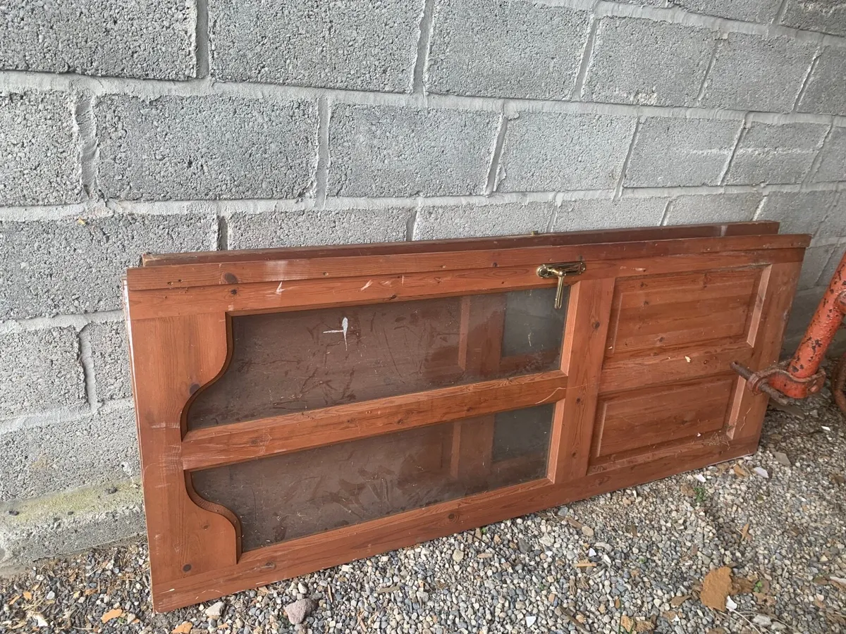 2 teak doors - Image 1