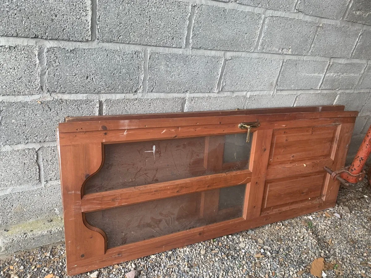 2 teak doors - Image 2