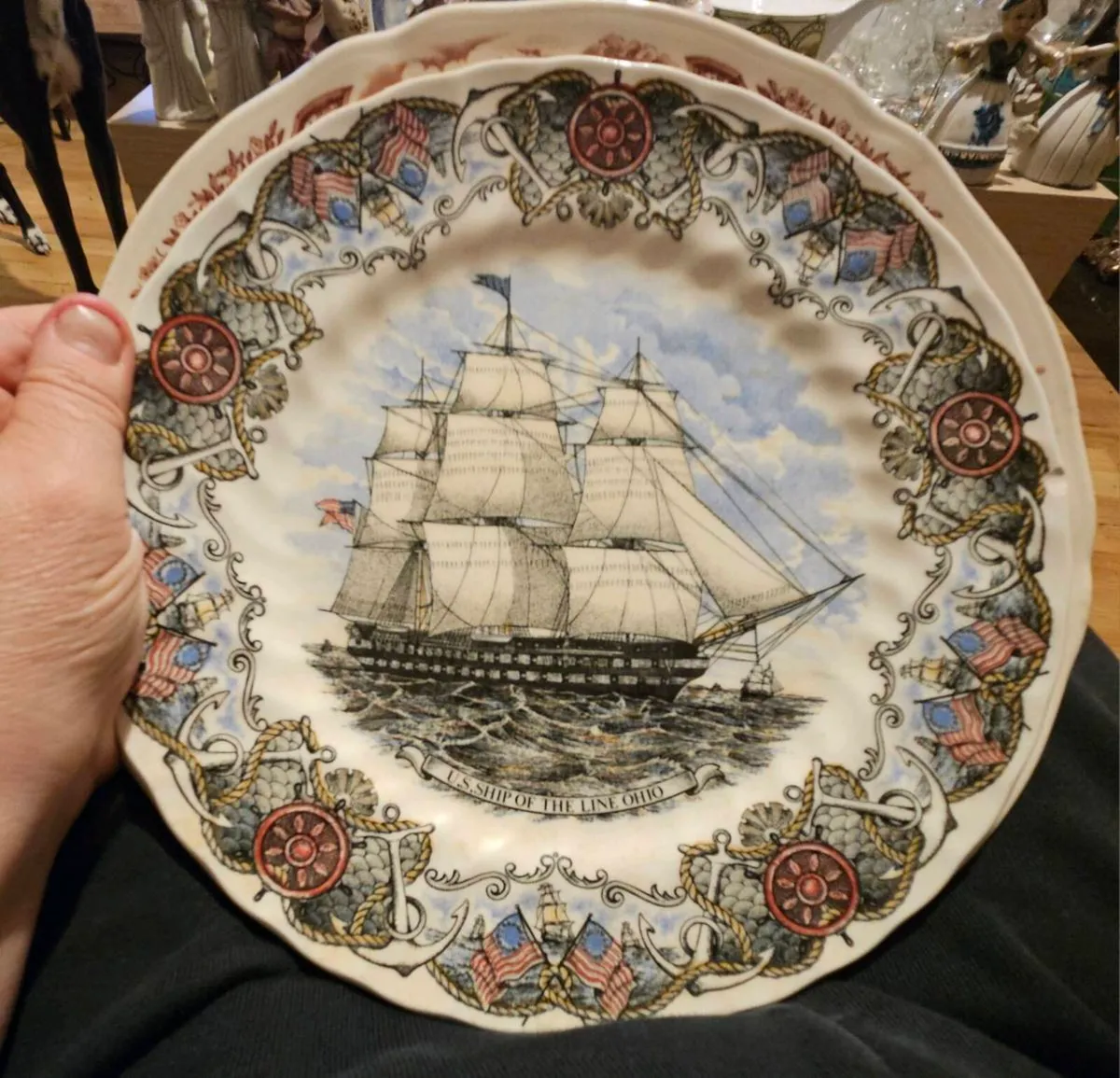 3 Ship Themed Collectable Plates - Image 1