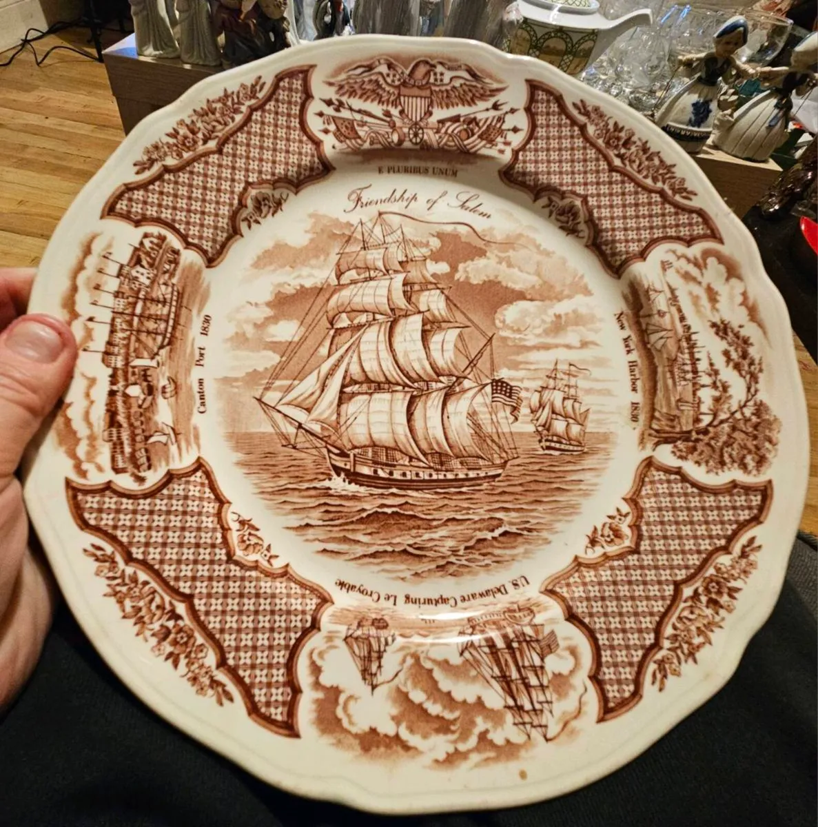 3 Ship Themed Collectable Plates - Image 2