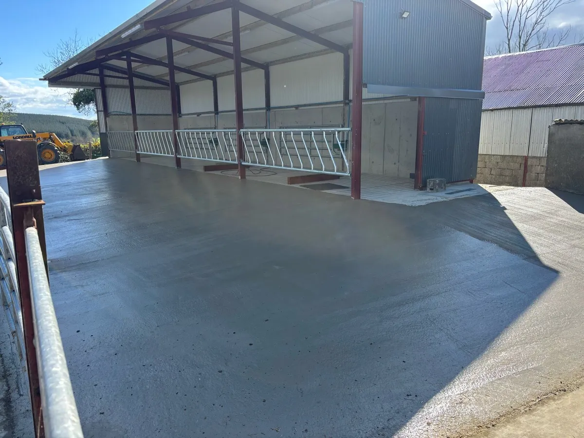 Shuttering,tanks,sheds,concrete,milking parlous - Image 1