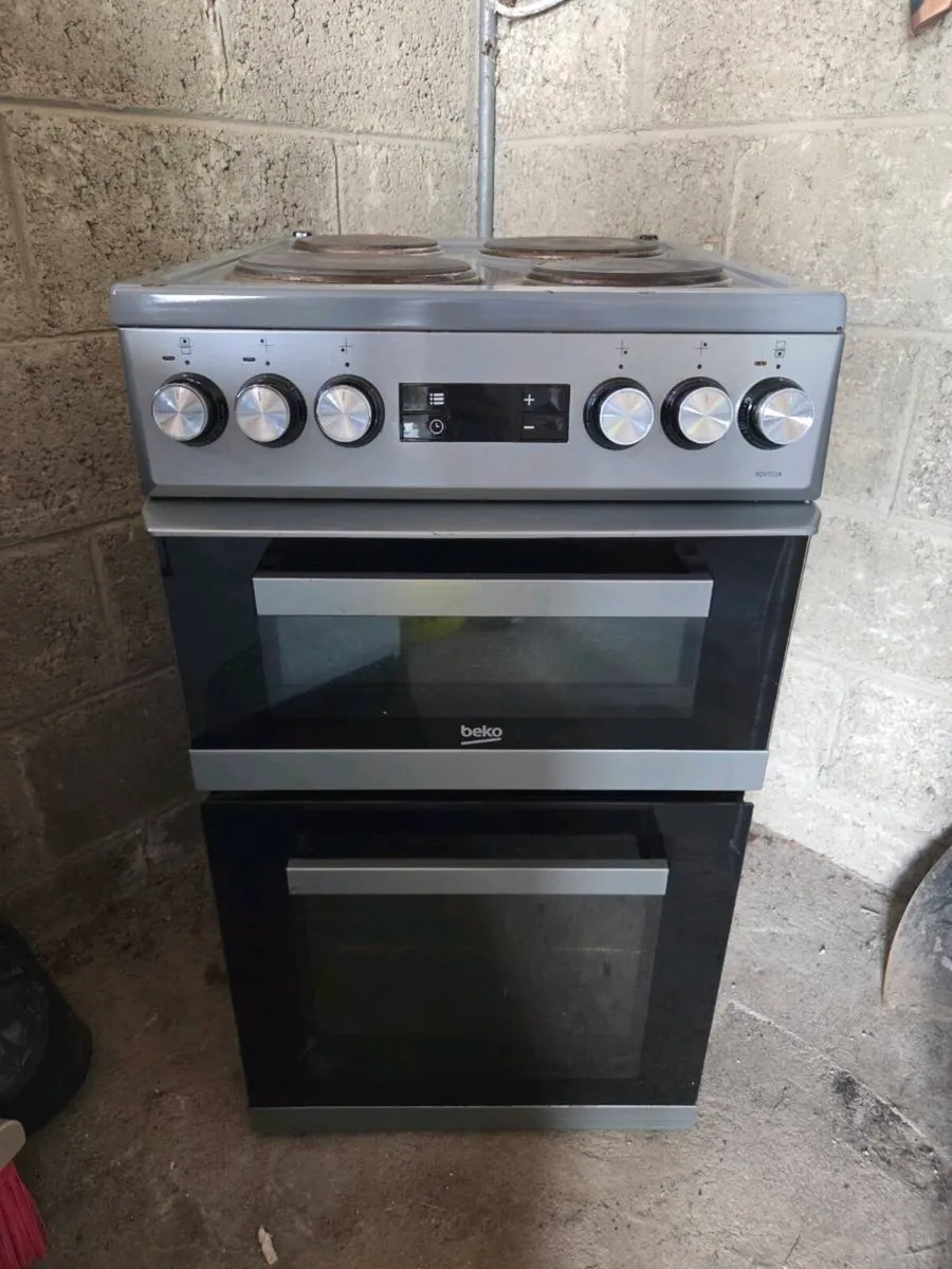 Beko 50cm Double Oven Electric Cooker - Image 1