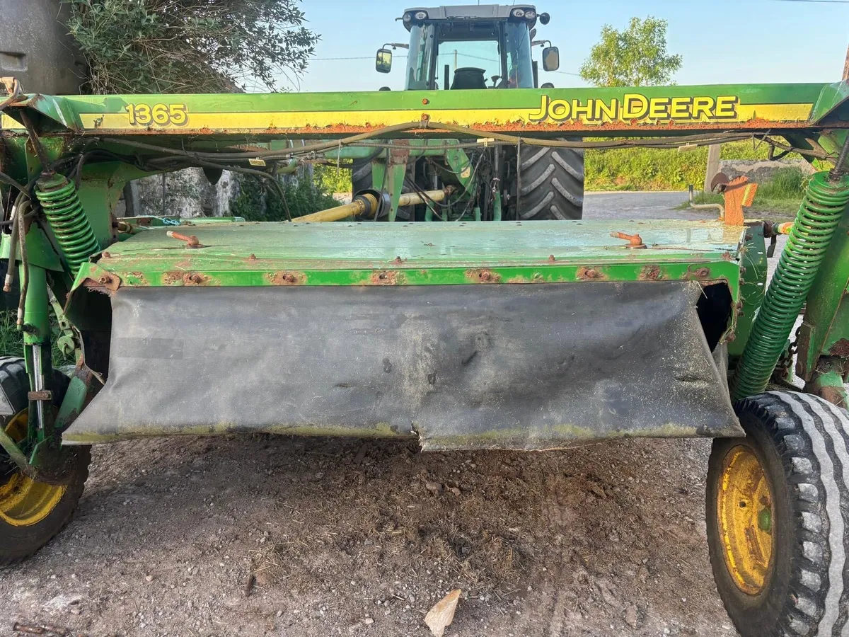 2 John Deere 1365 mowers for sale - Image 3