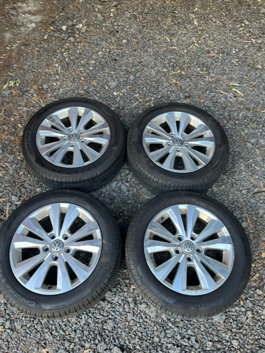 16’ Genuine VW Golf Caddy 5x112 alloy wheels - Image 1