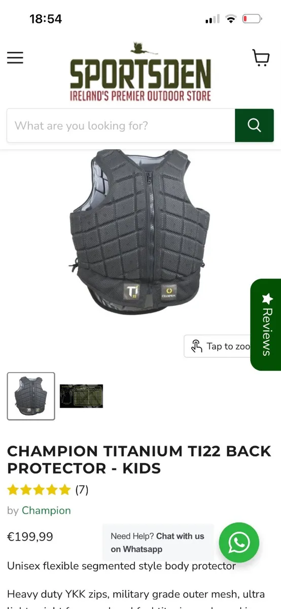 Horse riding back protector - Image 3