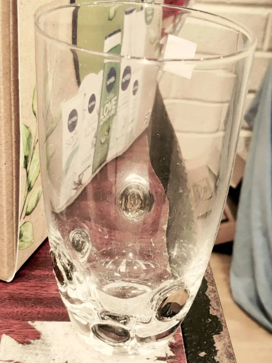 TIPPERARY CRYSTAL PINT TUMBLERS, Set Of 6 In Box ! - Image 2