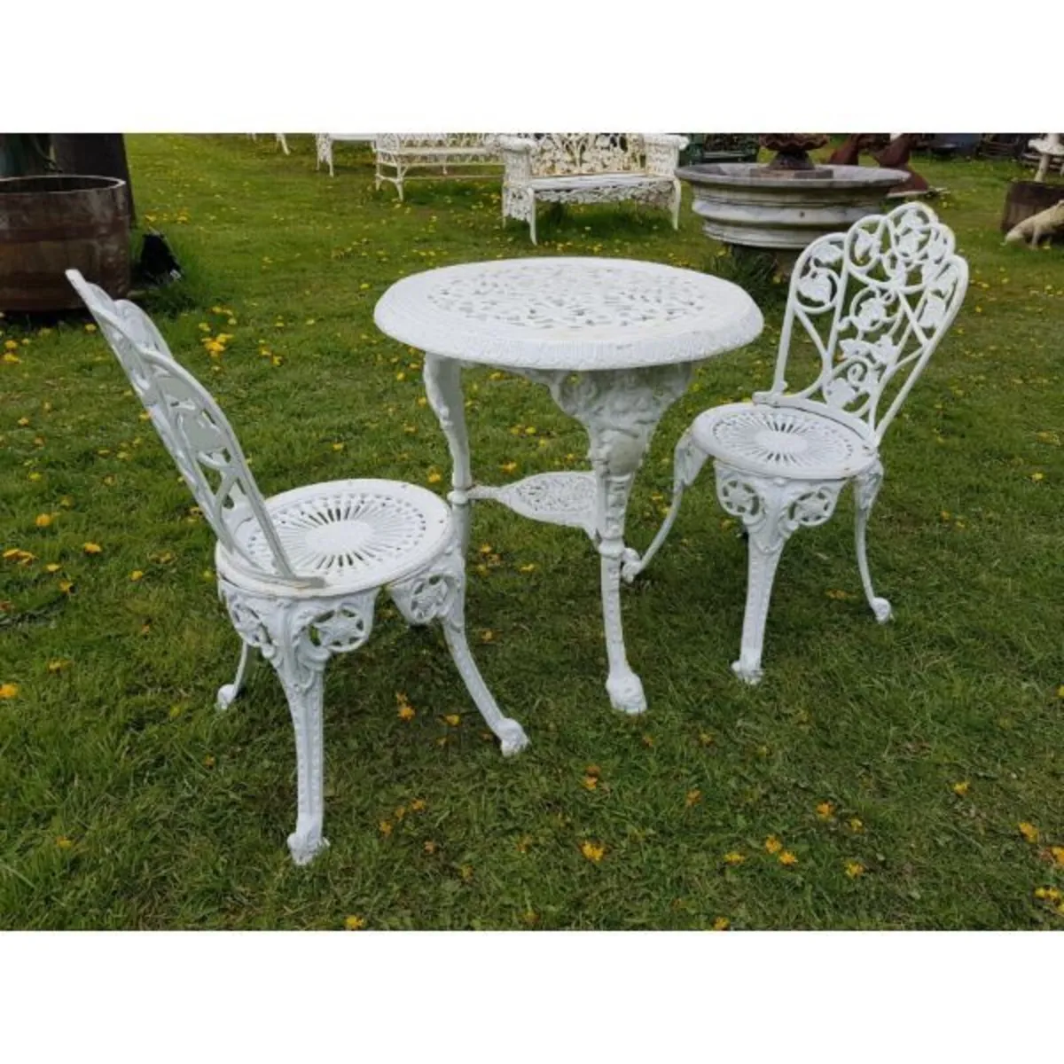 Cast Iron Garden Set x2 – Ornate – Style N - Image 2