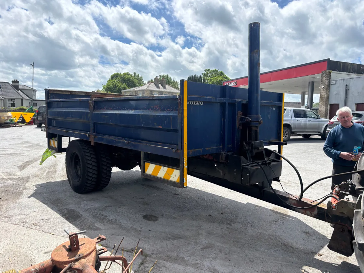 14ft tractor tipping trailer with bale extension - Image 3