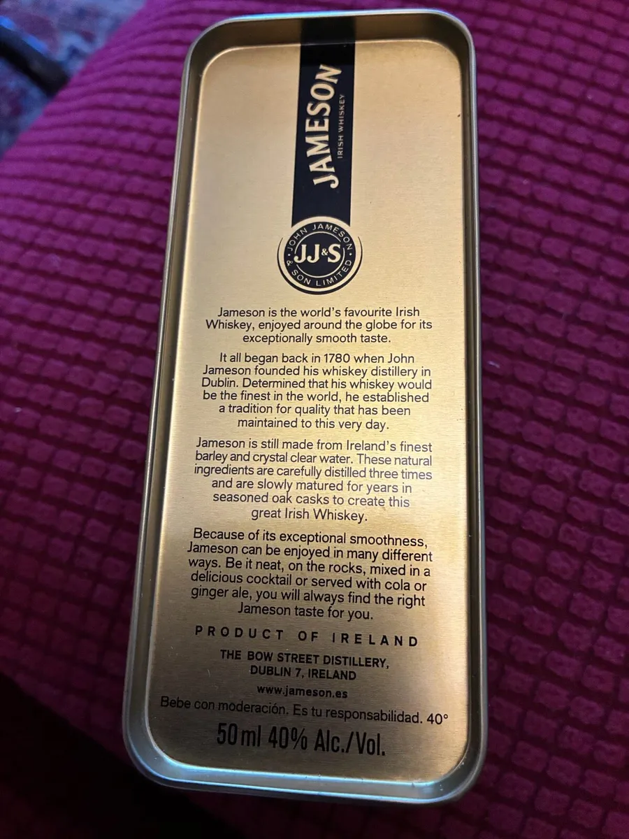 Rare Jameson Metal Box - Image 3