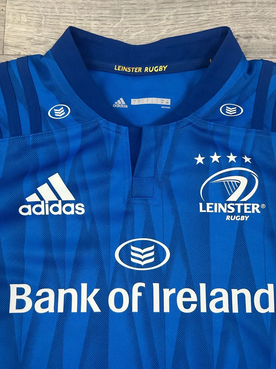 Adidas Leinster Rugby Jersey Shirt Mens Large - Image 3