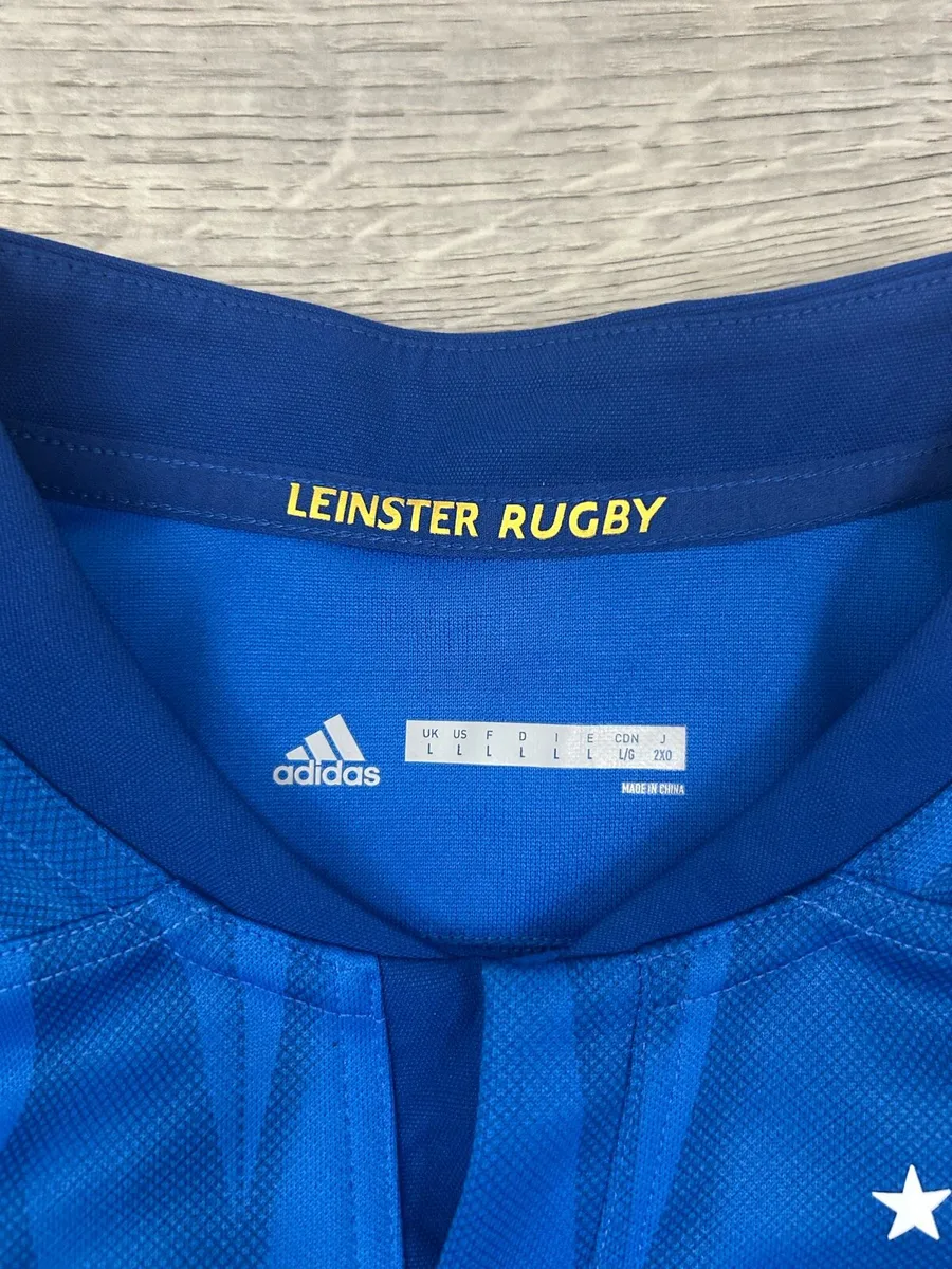 Adidas Leinster Rugby Jersey Shirt Mens Large - Image 4
