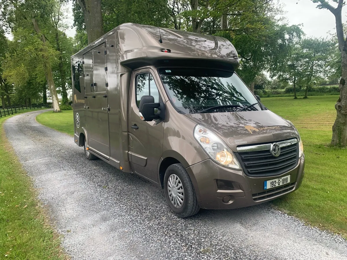 2019 two horse Vauxhall Movano 3.5 tonne - Image 1