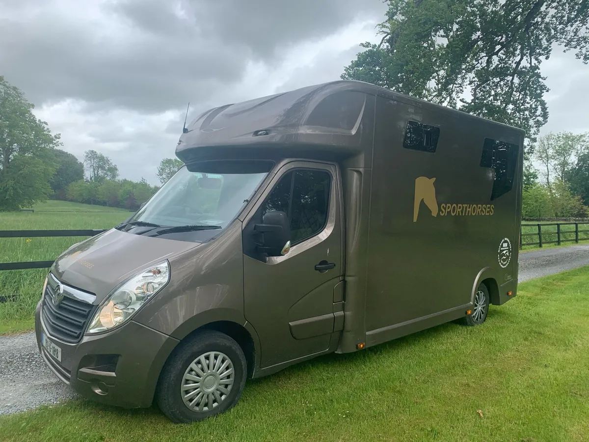 2019 two horse Vauxhall Movano 3.5 tonne - Image 3
