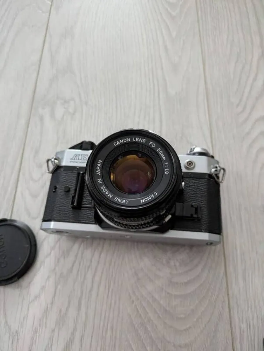 Canon AE-1 Program + Canon FD 50mm f/1.8 Lens  Vintage 35mm Film Camera | - Image 4