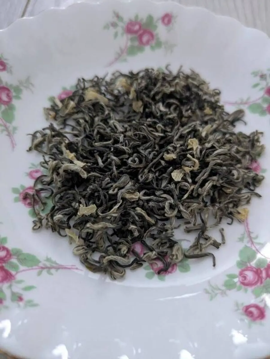 Premium Jasmine Mao Jian Loose Leaf Tea  Artisan Chinese Jasmine Green Tea  Floral Aromatic Tea - Image 1