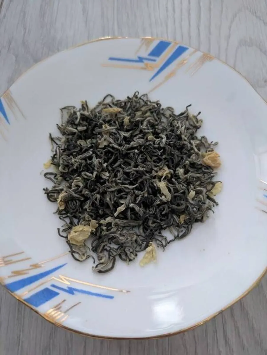 Premium Jasmine Mao Jian Loose Leaf Tea  Artisan Chinese Jasmine Green Tea  Floral Aromatic Tea - Image 2