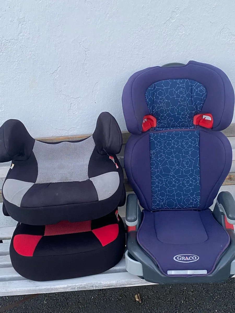Toddler  seat and 2 booster seats for sale - Image 2